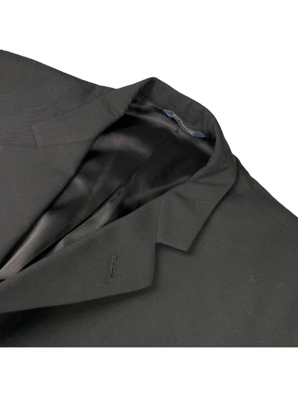 Burberry Men's Kensington 100% Wool 2-Button Blazer Black • 44L